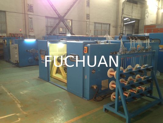 Máquina de Torção e Agrupamento de Fios de Cobre FUCHUAN 4000 com Tela Sensível ao Toque 19 Peças
