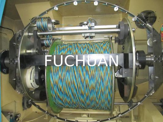 Máquina de aglutinação de fios de cobre descalços com dupla torção