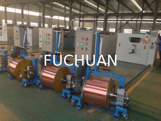 O ativo de Shaftless paga a torção dobro do fio de cobre da máquina que ajunta bobinas múltiplas