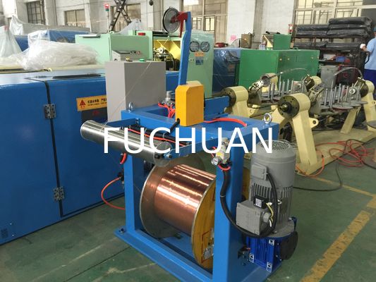 O fio ativo de Shaftless da máquina de torção do fio de cobre dos azul-céu pega o equipamento