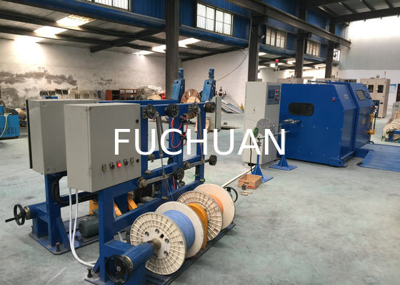 Máquina de torção única de fio de núcleo de cobre 30MM - 200MM Equipamento de colocação de cabos Fuchuan
