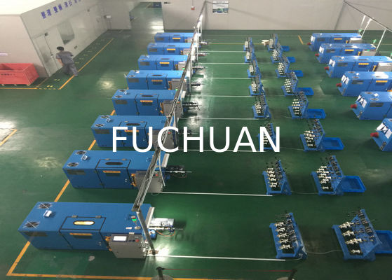 Máquina de torção de fios de cobre azul-céu Equipamento de operação com ecrã táctil
