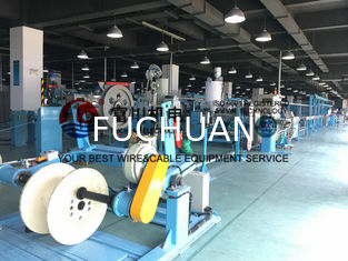 Máquina da extrusão do PVC do PE do plutônio de Fuchuan, linha BVR da extrusora do fio da BV para o diâmetro 5-20mm do fio