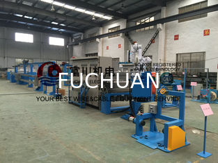 Máquina da extrusão do PVC de Fuchuan para o diâmetro 6-25mm do fio do cabo distribuidor de corrente com parafuso 90mm