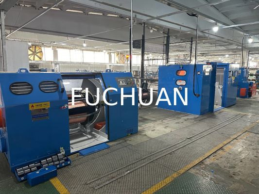 Fio de cobre automático de entrelaçamento de 100-350kg h que ajunta a velocidade mínima da máquina 100m