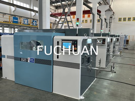 Fio estanhado que encalha a máquina de agrupamento da torção dobro do fio de cobre 630 Fuchuan