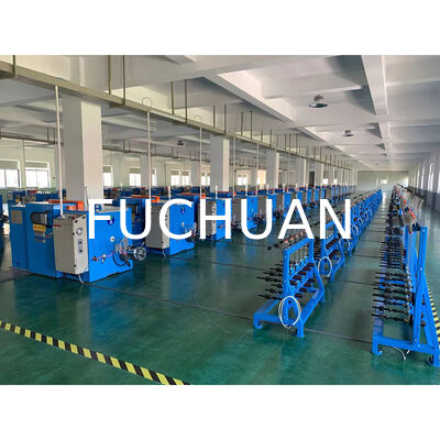Fuchuan 0.05-0.32mm Bunching Machine Máquina de aglomeração de fio de cobre personalizada Twist Buncher Machine
