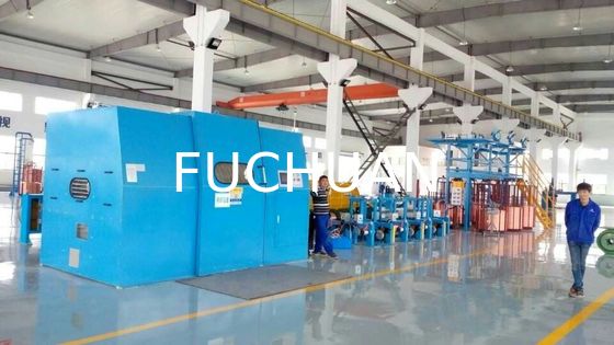 Máquina Automática de Agrupamento de Fios de Cabo Torção Equipamento Extrusora Azul Céu
