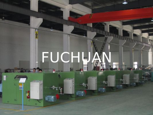 Fio 7.5Kw que torce o equipamento de Buncher do fio dos azul-céu da máquina FUCHUAN 2.5Kgf