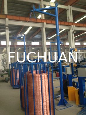 Máquina de agrupamento de fios de eixo único azul Pegue 630mm agrupado de cobre