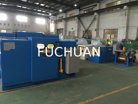 O fio ativo de Shaftless da máquina de torção do fio de cobre dos azul-céu pega o equipamento