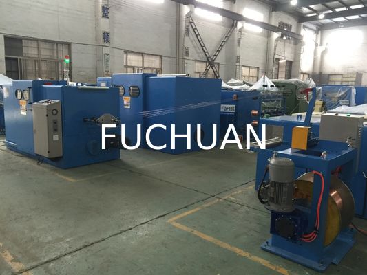 O fio ativo de Shaftless da máquina de torção do fio de cobre dos azul-céu pega o equipamento