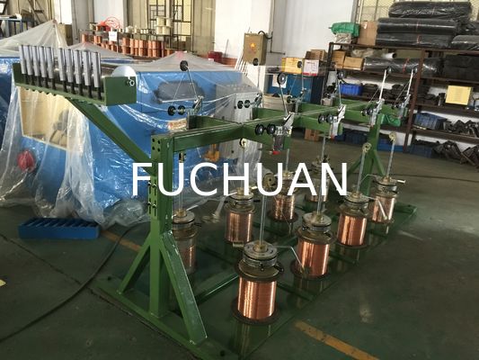 Equipamento estanhado de fio de cobre desencapado da máquina de ajuntamento da torção dobro poderosa