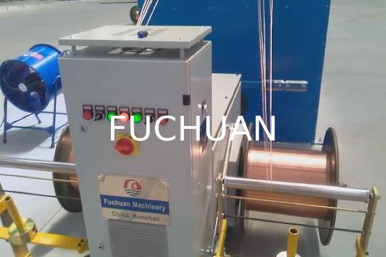 Máquina de Torcer Fio de Cobre Estanhado 5.5Kw Equipamento Médico Aeroespacial Cabeça Dupla