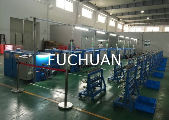 0Máquina de torção de fio de cobre de.03mm 24 zonas Equipamento de torção dupla