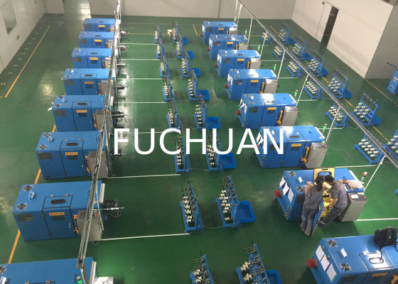 4000rpm Máquina de torção de fio de cobre de liga S Lay Sky Blue Stranding Equipamento