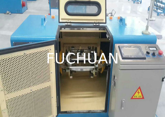 Máquina de Torção de Fio de Cobre com Controle PLC, Bobina de 300mm, 2300x1100x1330 mm