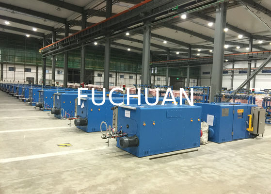 Máquina Torcedora de Fio de Cobre Liga S Lay Equipamento de Trançagem Azul Céu