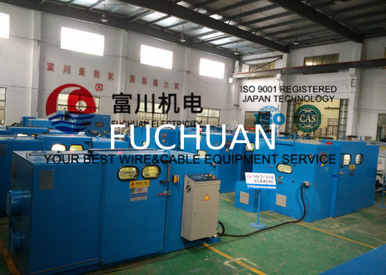 Fio de cobre da máquina da torção do fio de FUCHUAN que torce 1-6-12 condutores regulares