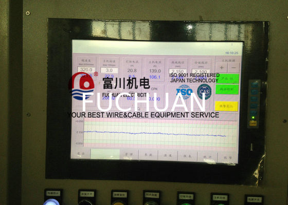 Máquina da extrusão de cabo de Fuchuan para o fio automático isolado revestindo o diâmetro 1-6mm do fio do fio