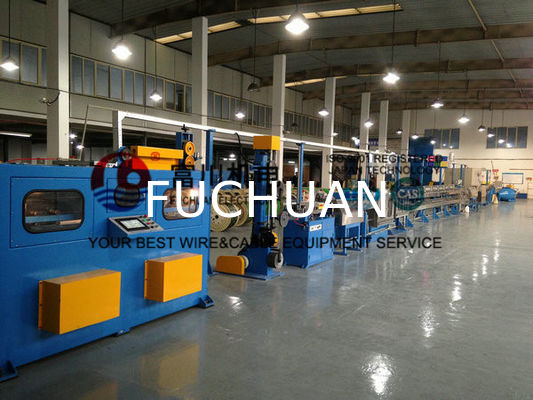 Máquina da extrusão do PVC de Fuchuan para o fio automático com diâmetro 1-6mm do fio do diâmetro 70mm do parafuso