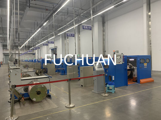 Máquina de Torção de Fio de Cobre Fuchuan Equipamento de Torção Dupla de Alta Velocidade
