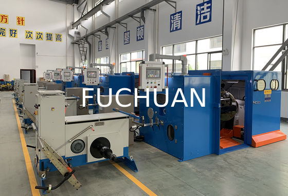Máquina de torção dupla de fios de cabo de cobre Fuchuan de alta velocidade