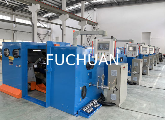 Máquina de torção dupla de fios de cabo de cobre Fuchuan de alta velocidade