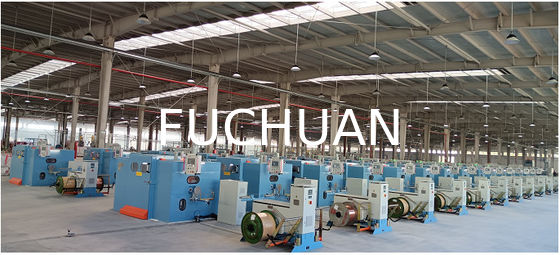 Máquina de Torção de Fio de Cobre Fuchuan Equipamento de Torção Dupla de Alta Velocidade