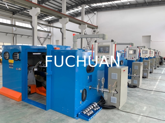 7Máquina de entrelaçamento automático de fio de cobre de potência de 0,5 kW 100 m/min Velocidade