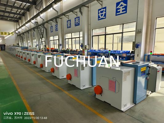 15-60mm Pitch Scope Double Twist Bunching Machine Especificações de produção de fio