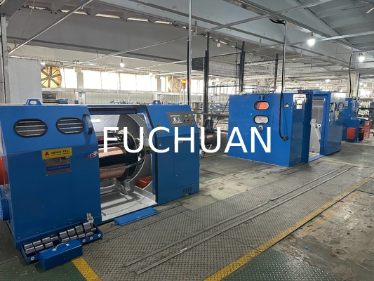Máquina automática de entrelaçamento de fios de cobre de 100-350 kg/h com velocidade de 100 m/min