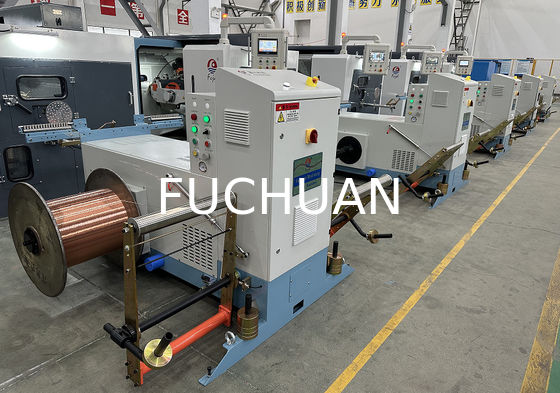 Fio de cobre desencapado da torção dobro da máquina de agrupamento do fio que combina passos em mudança eletrônicos
