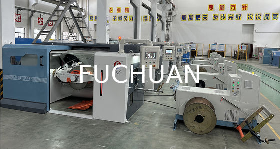 Arame de alumínio arame de cobre máquina de dobragem dupla 380V voltagem para operação suave
