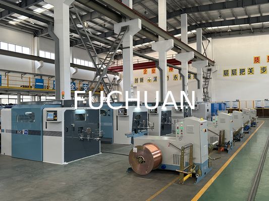 Fio estanhado que encalha a máquina de agrupamento da torção dobro do fio de cobre 630 Fuchuan