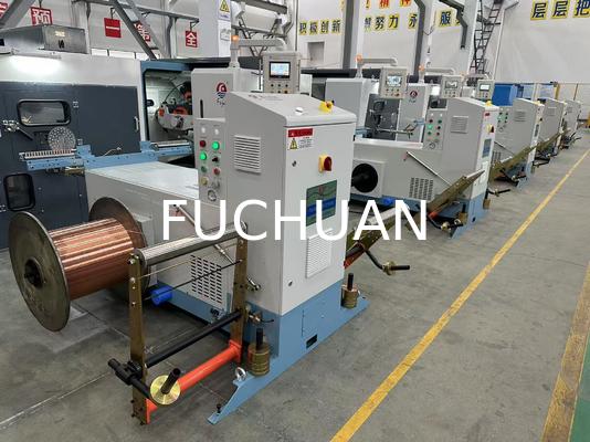Tampa de torção dobro da máquina de ajuntamento do fio de cobre 0,8 mm2 16 mm2 encalhado Fuchuan