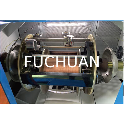 Double Wire Pay Off Copper Wire Twisting Machine Integrated with 5KW Total Power Wire Cable Machine Delivering Twisting