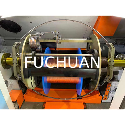 Máquina de encalhe de alta velocidade Fuchuan Cabo de cobre Equipamento de agrupamento de torção dupla