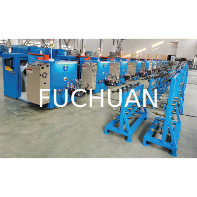 Equipamento de cabo de cobre de alta velocidade, torção dupla automática, encalhamento de fio da máquina