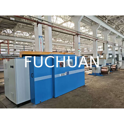 Fio de cobre de alta velocidade de Fuchuan 800 que ajunta o encalhamento de torção dobro da máquina
